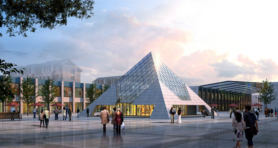 丽江金字塔网架